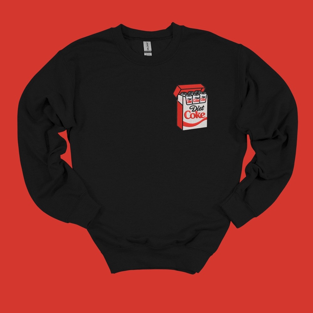 Embroidered Diet Coke Sweatshirt